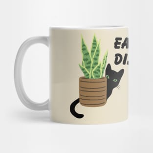 Lispe Eastily Distracted by Cats and Plants Cat Lover Gardener Mug